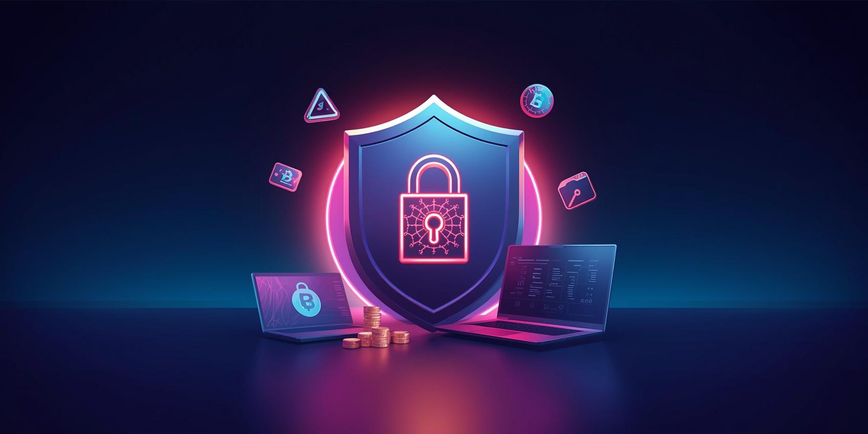 MEXC Exchange banner promoting secure your assets with Protect Now button, highlighting enable 2FA, use private wallet, and no sharing for account safety.