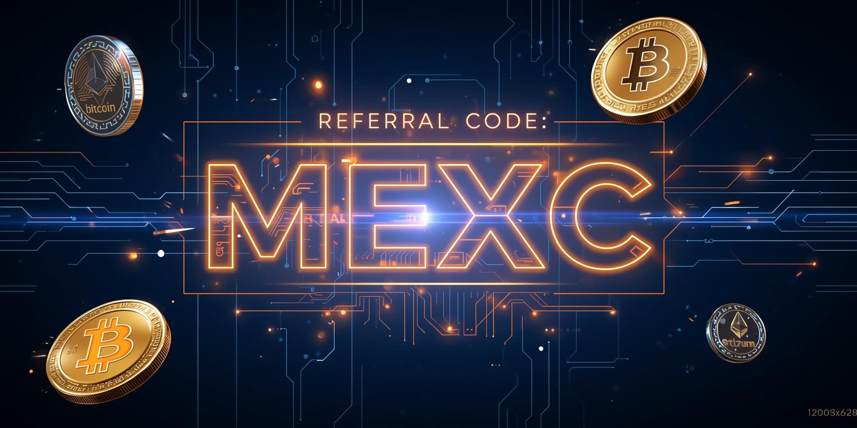 Hero banner with MEXC 2025 UI, bold title “MEXC Referral Code – Updated 09/2025”, and a CTA button “Register Now